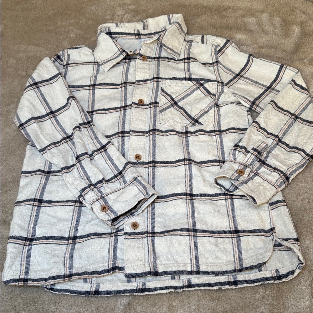 LITTLE CO. | Plaid Kids Shirt